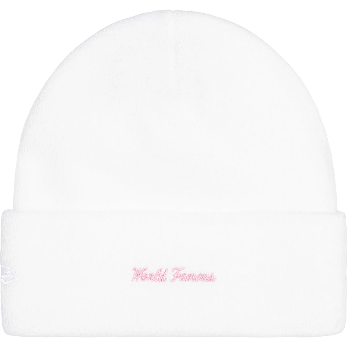 Supreme New Era Box Logo Beanie White - Image 2