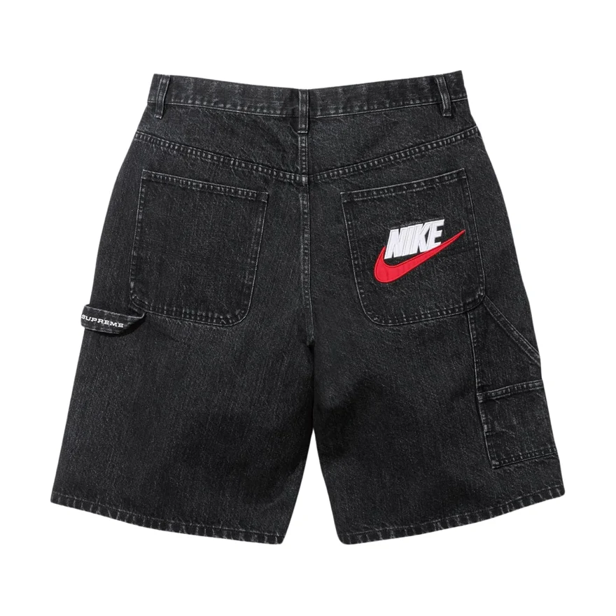 Supreme Nike Denim Short Black - Image 2
