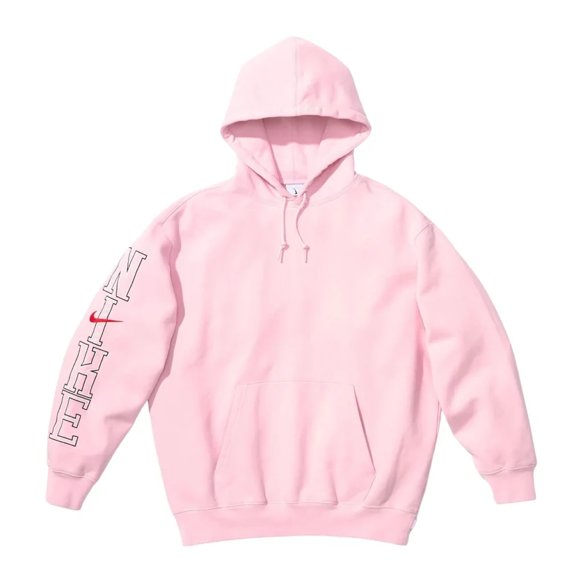 Supreme Nike Hooded Sweatshirt Light Pink