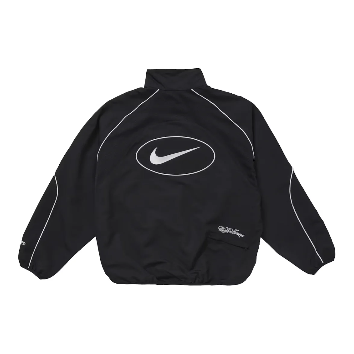 Supreme Nike Track Jacket Black - Image 2