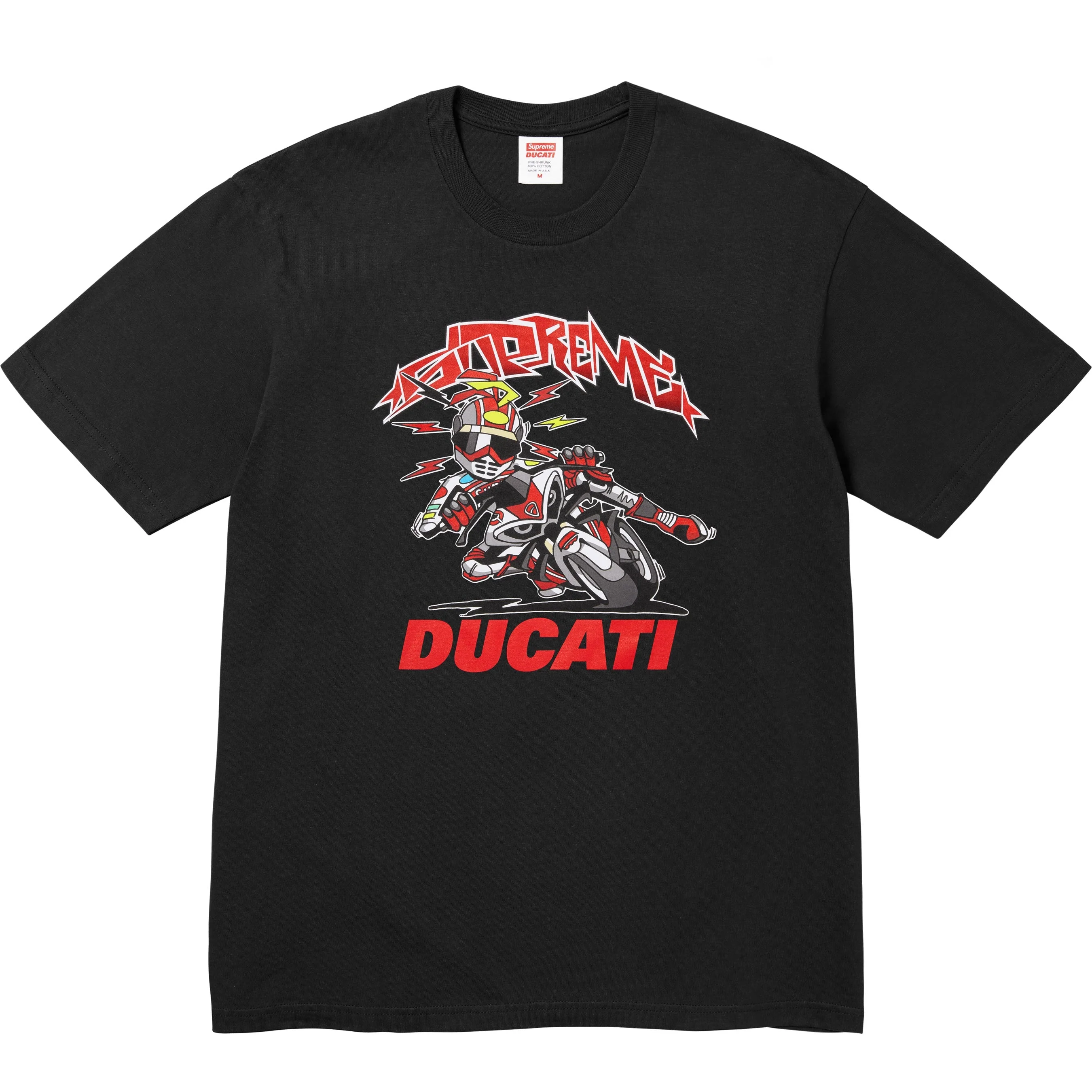 SUPREMEĀ®/DUCATIĀ® BIKE TEE BLACK