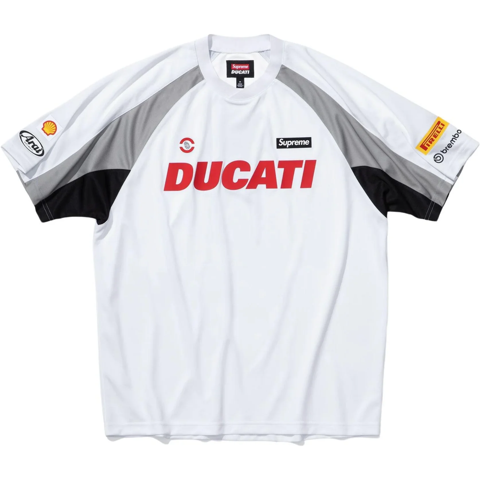 SUPREMEĀ®/DUCATIĀ® SOCCER JERSEY WHITE