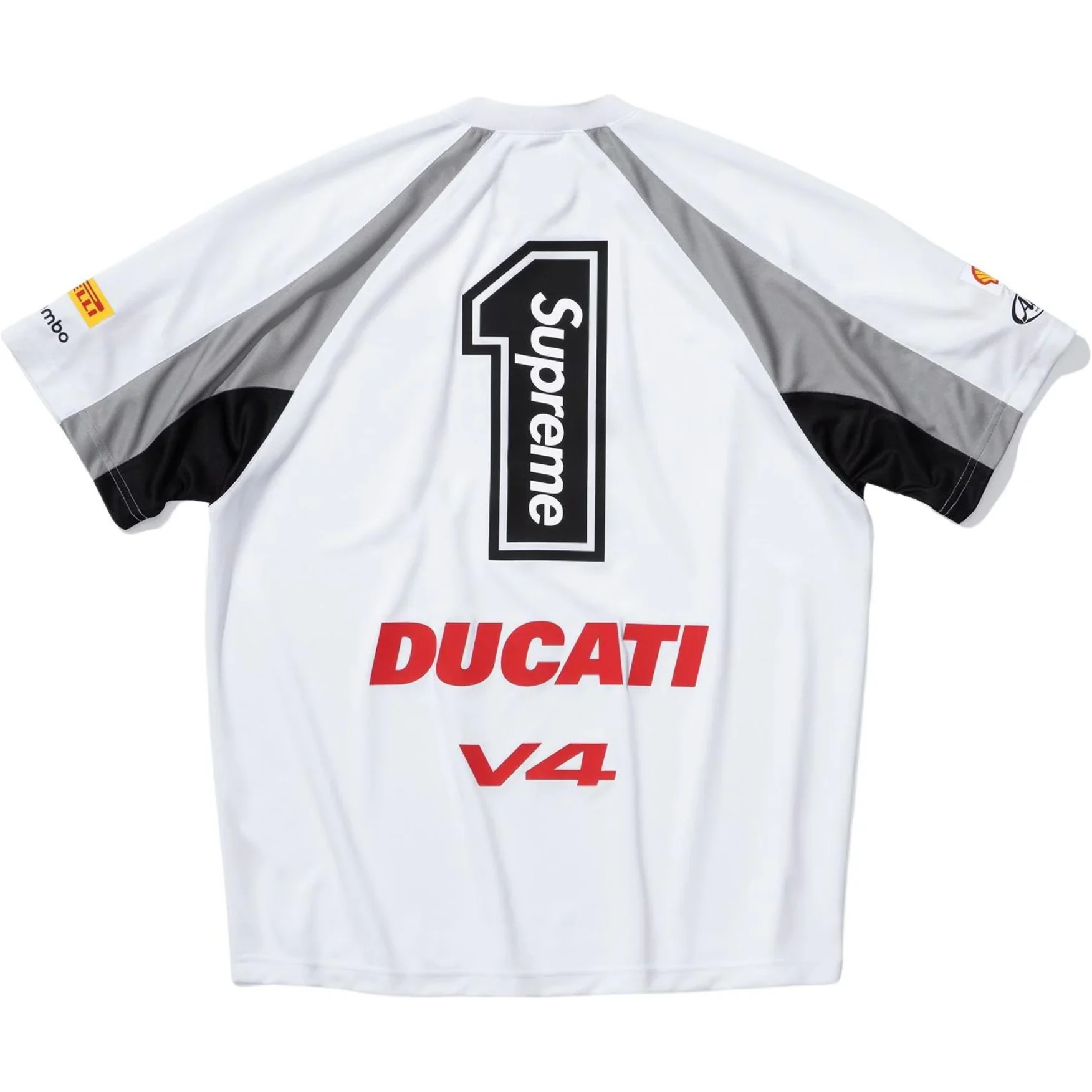 SUPREMEĀ®/DUCATIĀ® SOCCER JERSEY WHITE - Image 2
