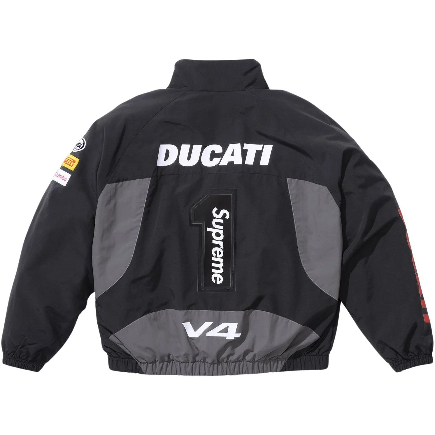 SUPREME®/DUCATI® TRACK JACKET BLACK - Image 2
