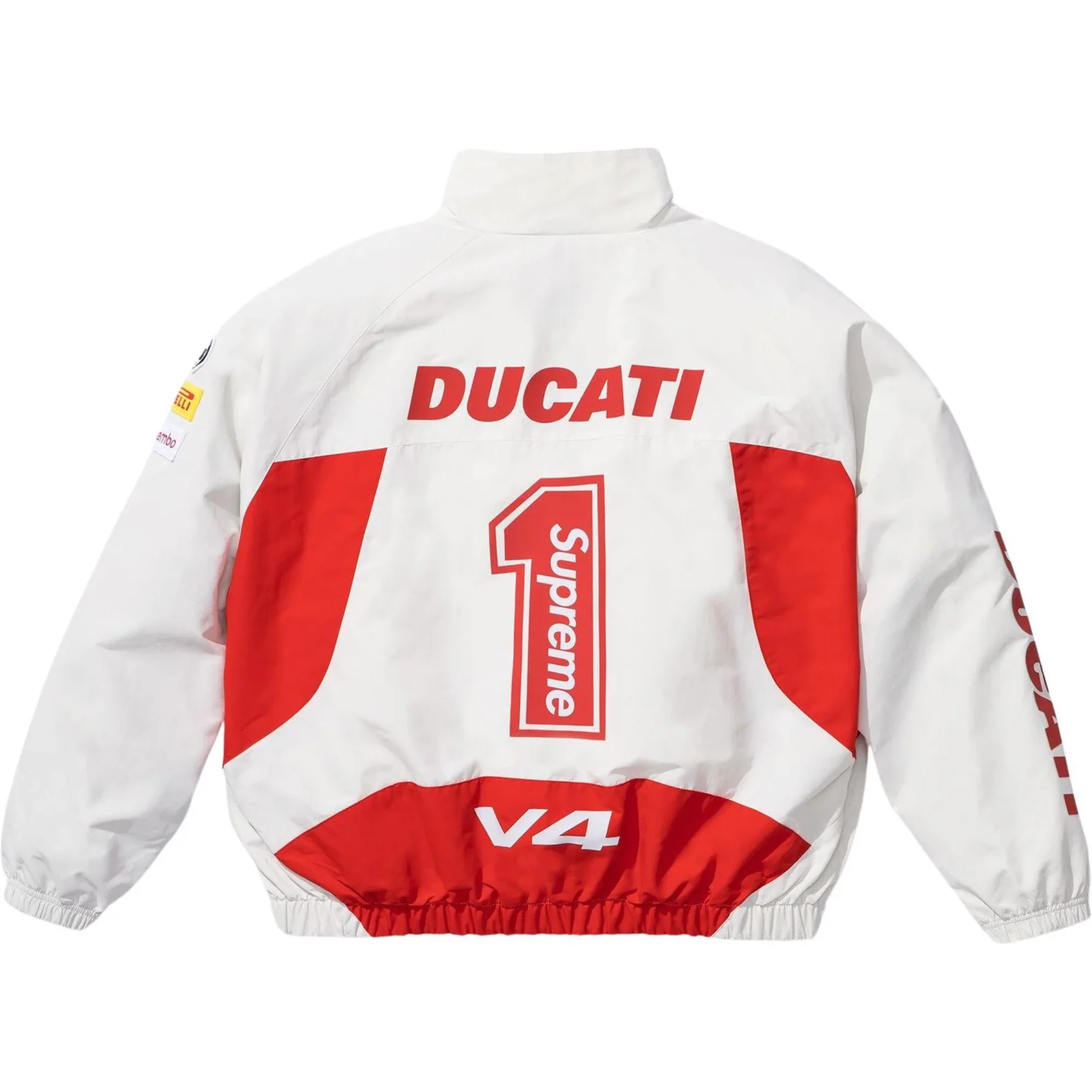 SUPREME®/DUCATI® TRACK JACKET WHITE - Image 2