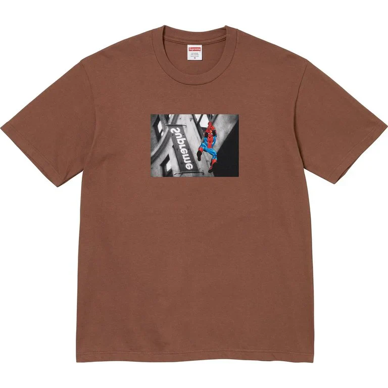 SupremeĀ®/Spider-Man Tee Brown