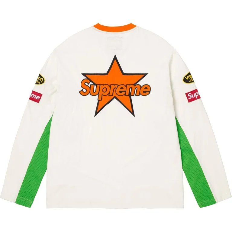 Supreme®/Vanson Leathers® L/S Top White - Image 2