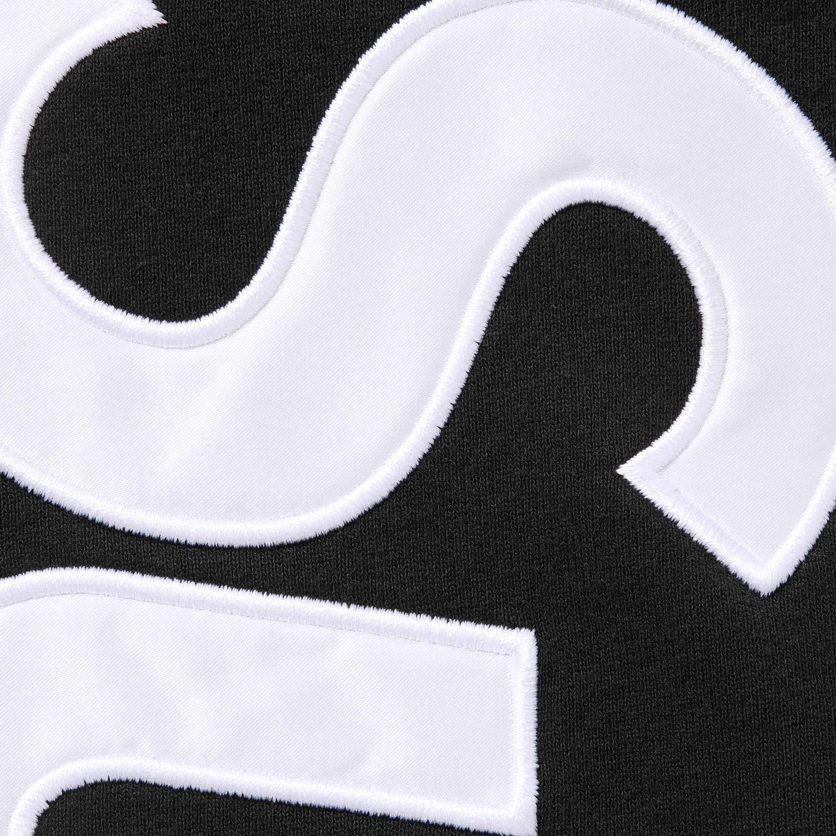SUPREME SATIN APPLIQUÉ SWEATPANT BLACK - Image 3