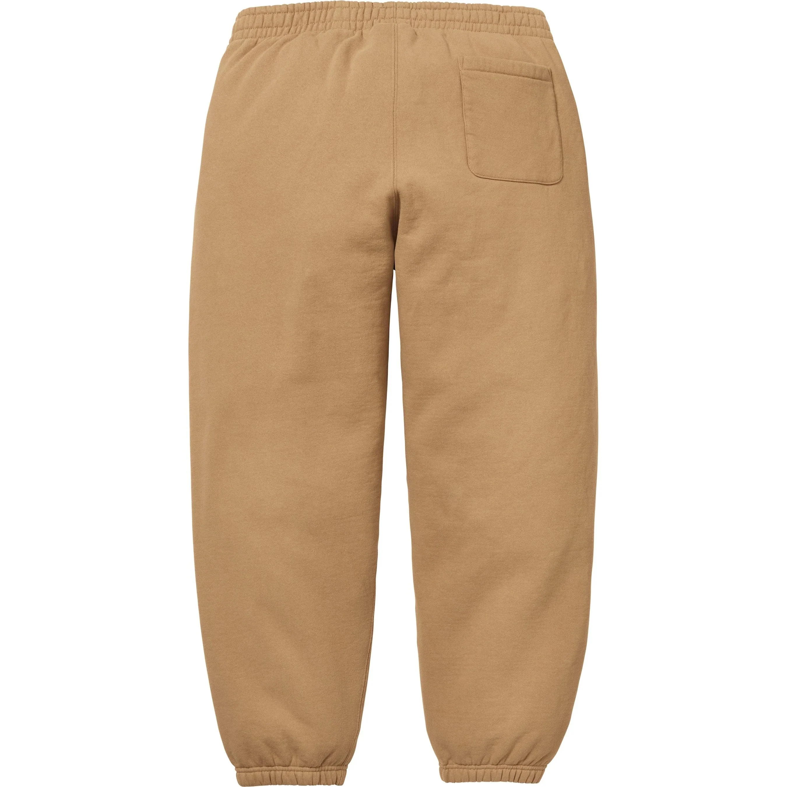 SUPREME SATIN APPLIQUÉ SWEATPANT LIGHT TAN - Image 2