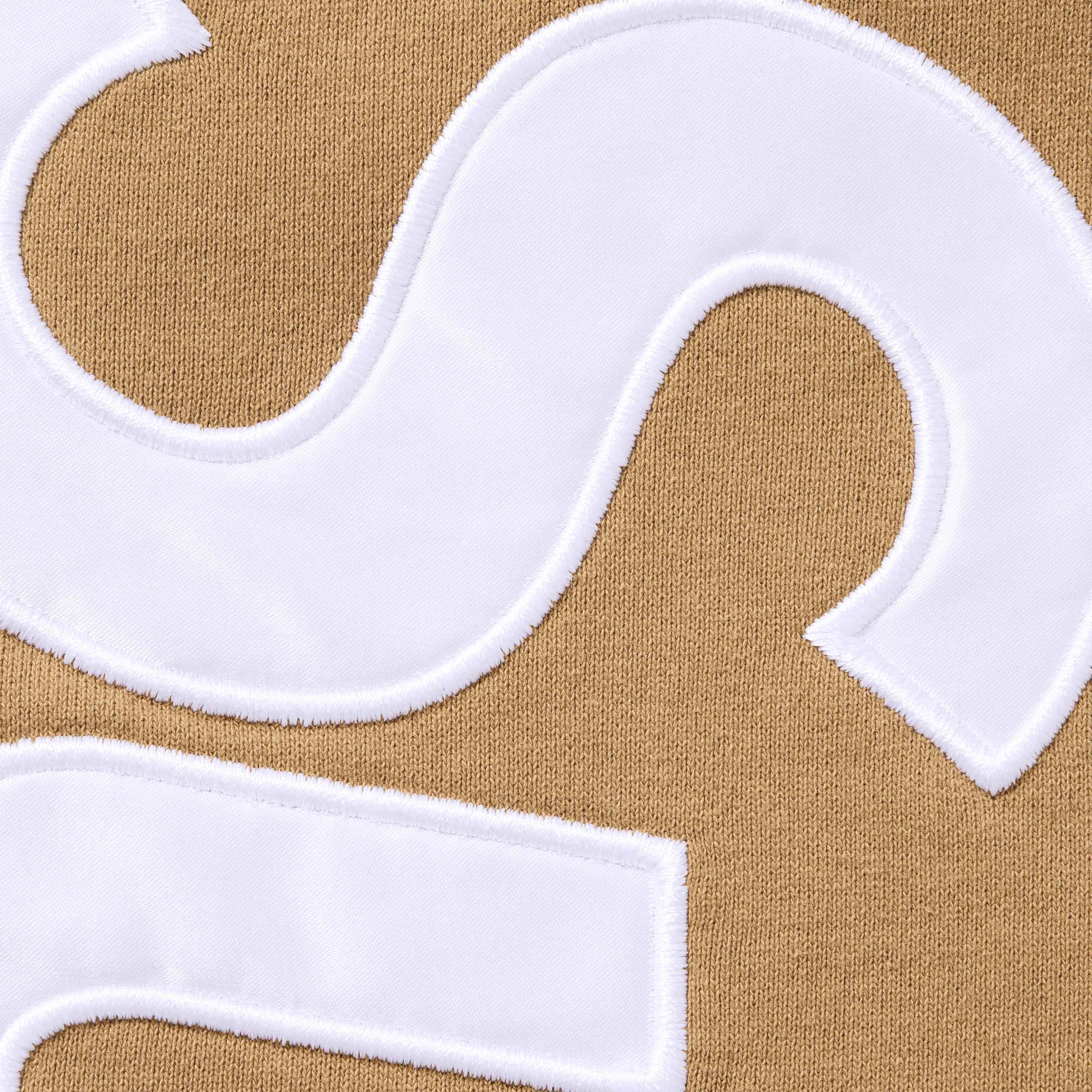 SUPREME SATIN APPLIQUÉ SWEATPANT LIGHT TAN - Image 3