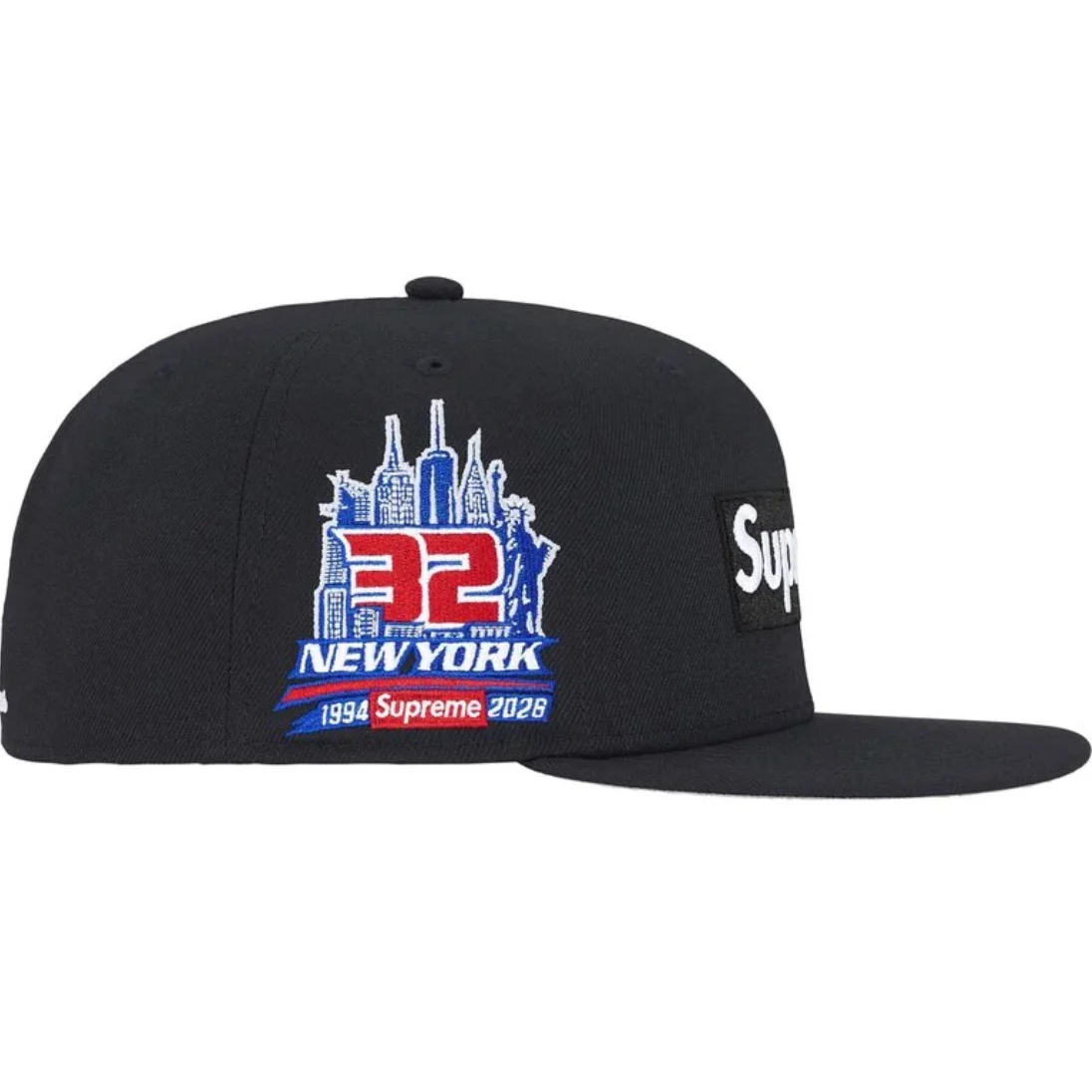 Supreme Shop Box logo New Era Cap Black - New York - Image 2