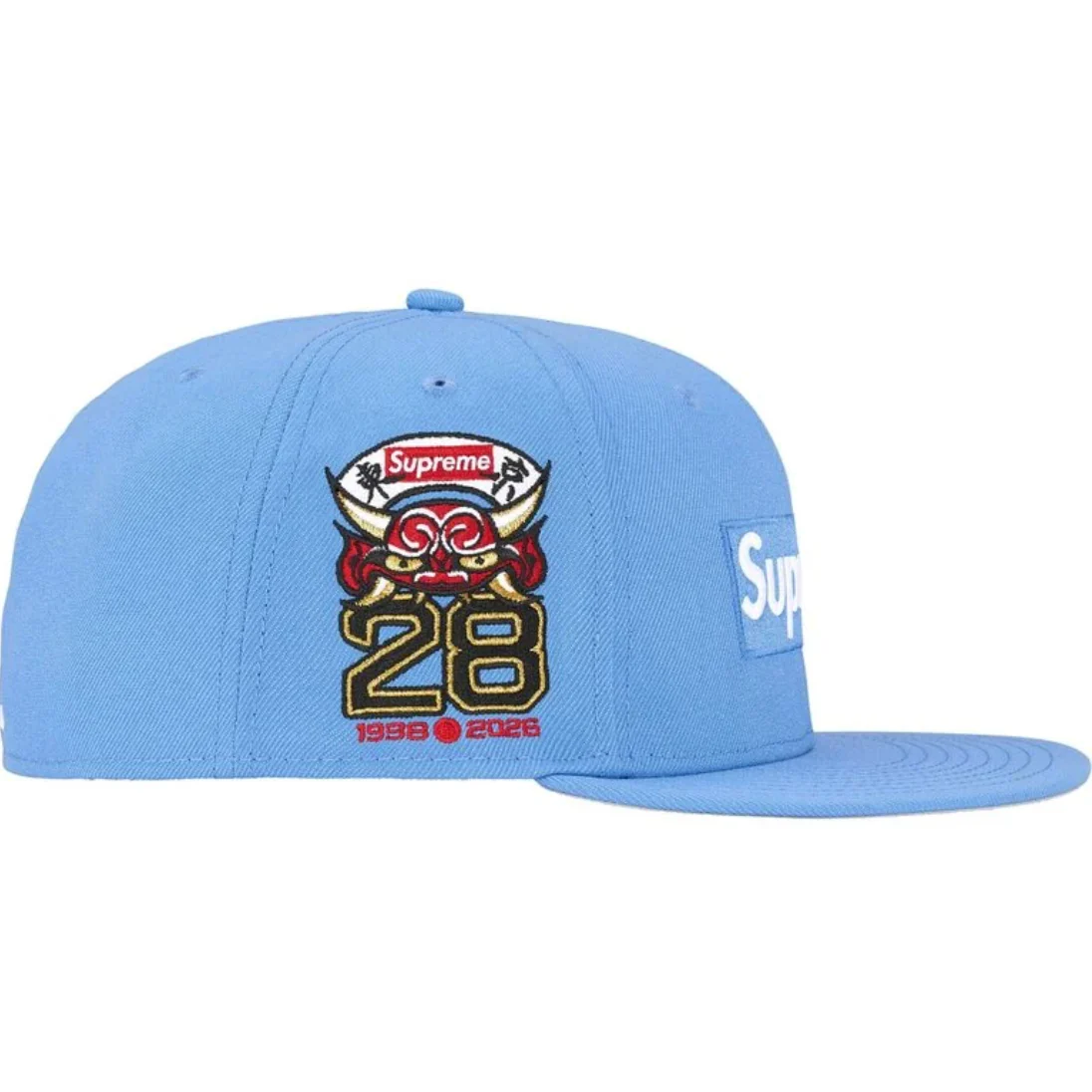 Supreme Shop Box Logo New Era Light Blue - Tokyo - Image 2