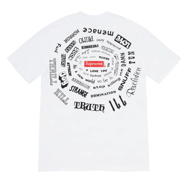 Supreme Spiral Tee White - Image 2