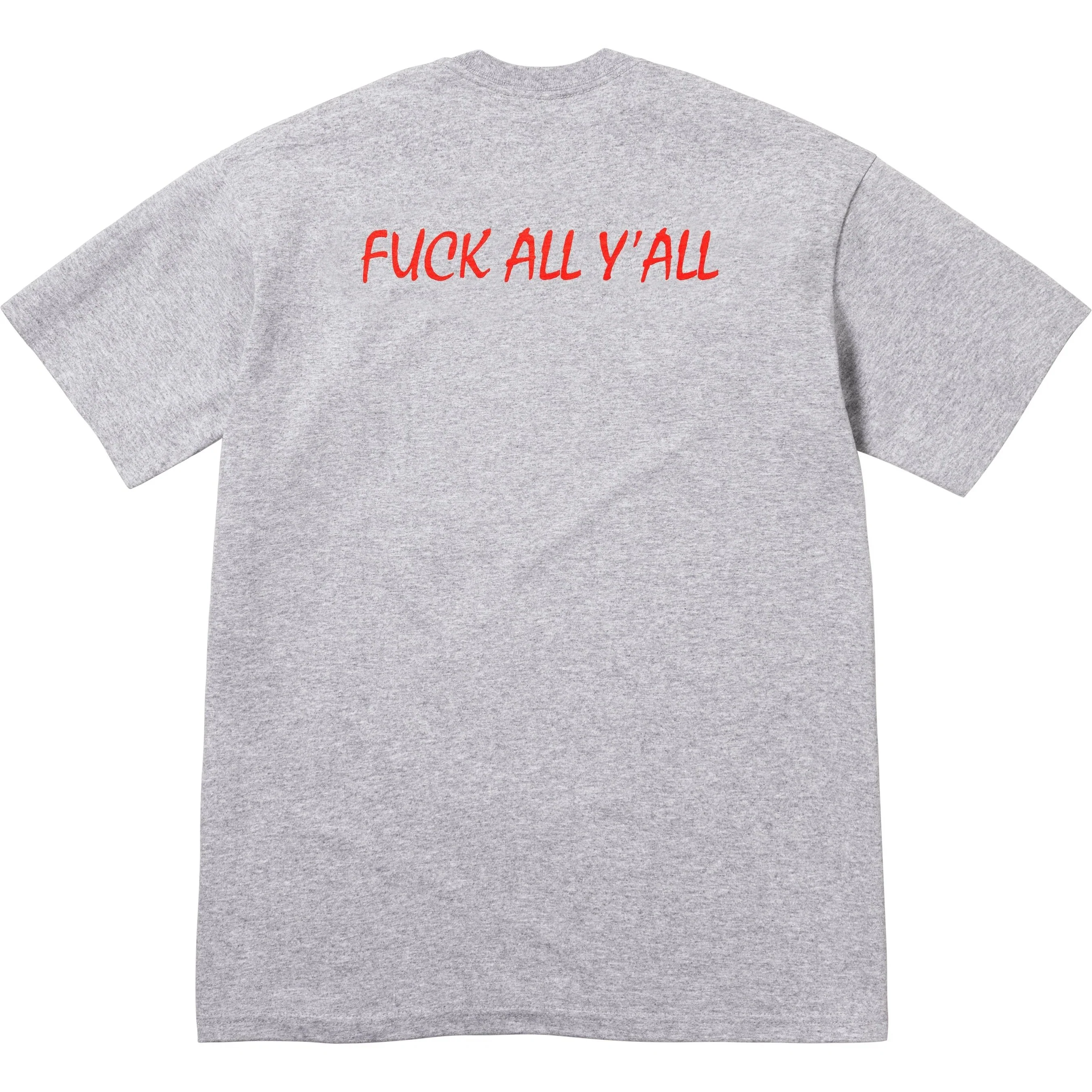Supreme Split Tee (FW25) – Heather Grey - Image 2