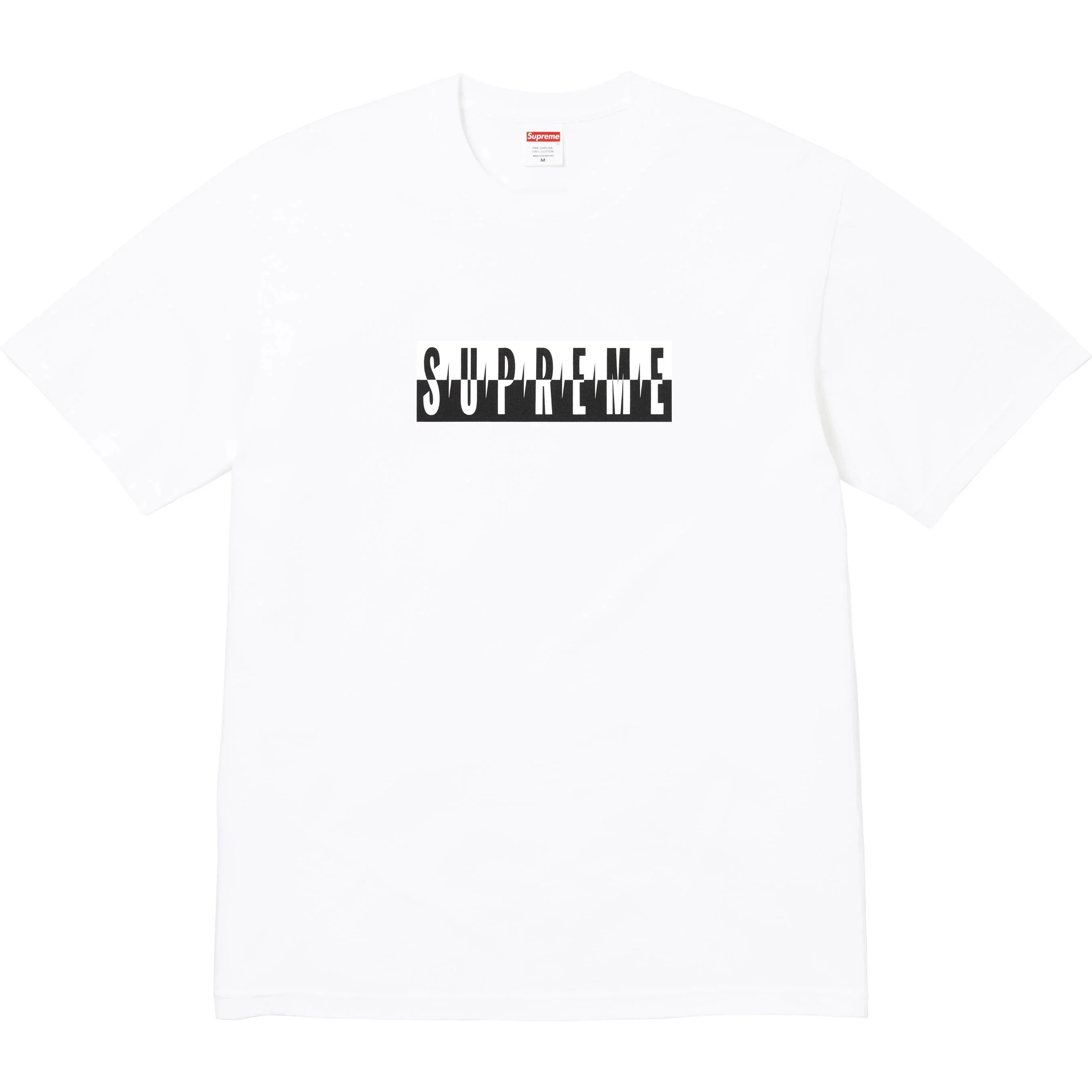 Supreme Split Tee (FW25) – White