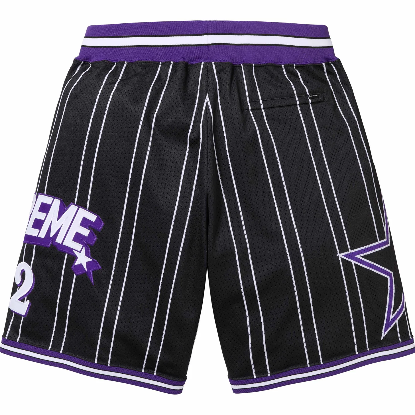 Supreme Star Basketball Short Black - Image 2