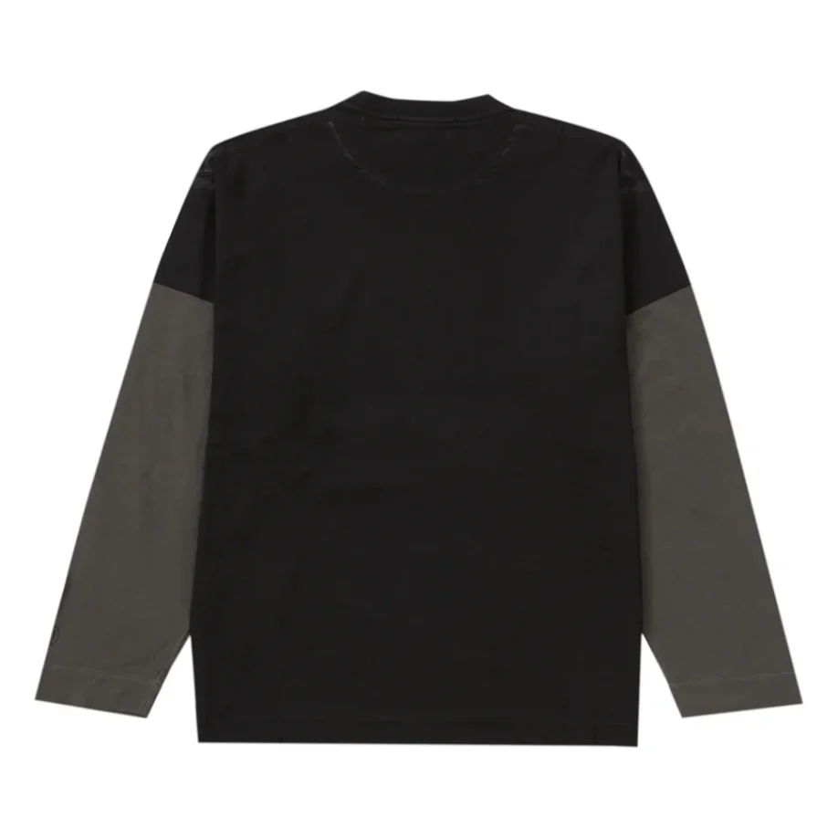 Supreme Stone Island L/S Top Black - Image 2