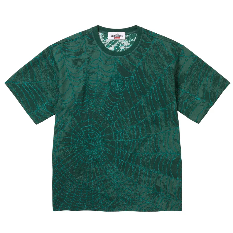 Supreme Stone Island S/S Top (FW23) Dark Green - Image 3