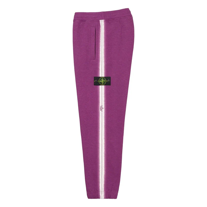 Supreme Stone Island Stripe Sweatpant Purple - Image 2