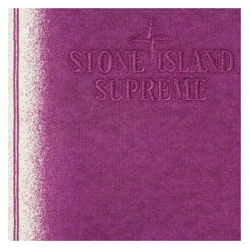 Supreme Stone Island Stripe Sweatpant Purple - Image 3