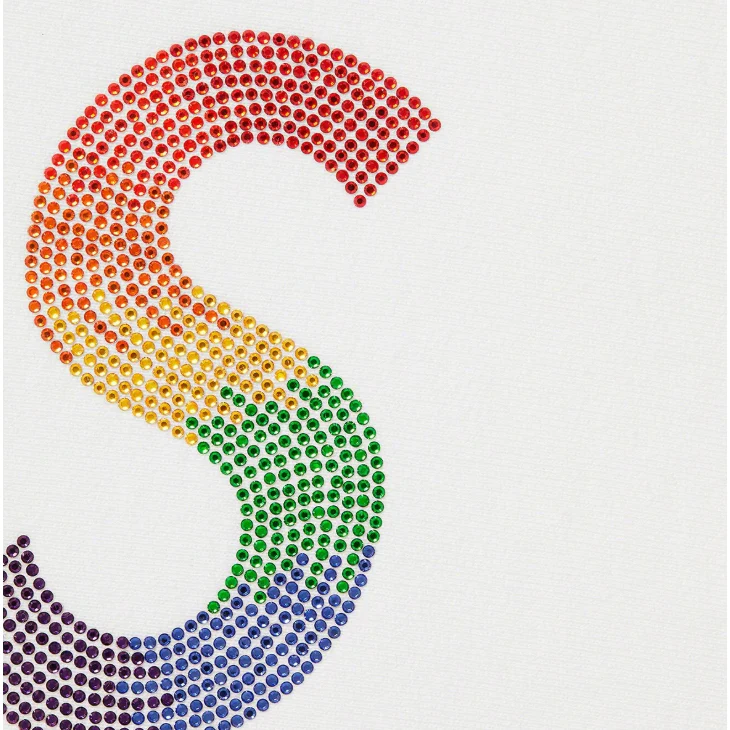 Supreme Swarovski S Logo Hooded Sweatshirt White - Image 2