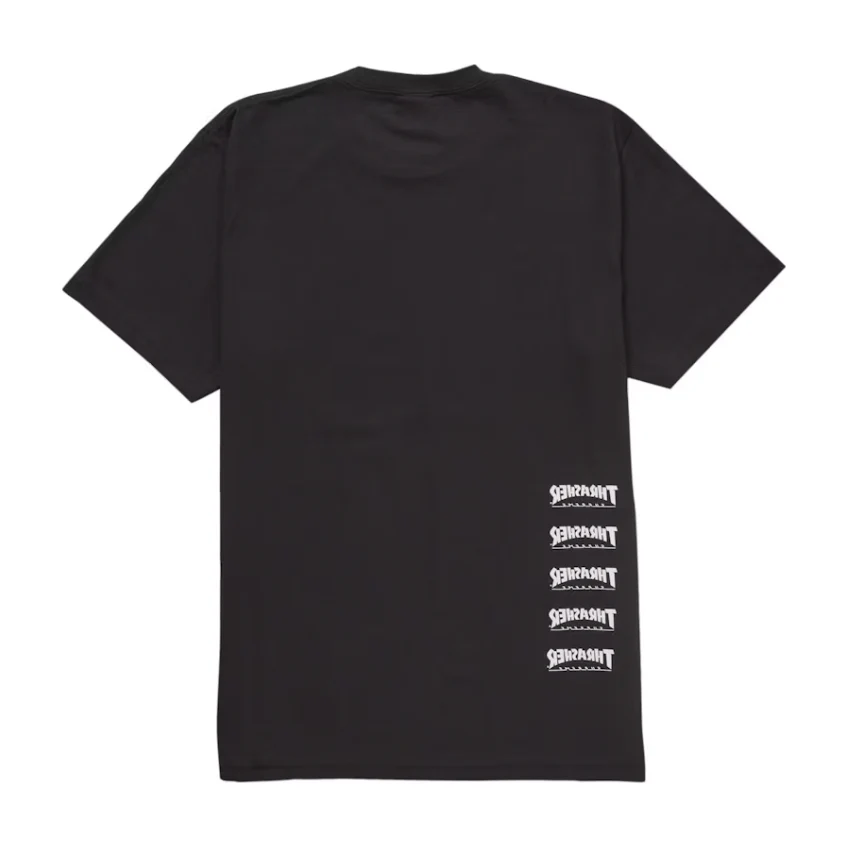 Supreme Thrasher Back Tail Tee Black - Image 2