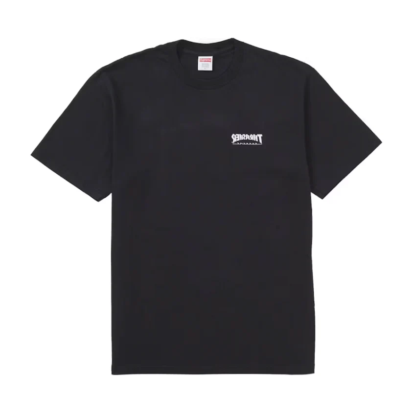 Supreme Thrasher Cross Tee Black - Image 2