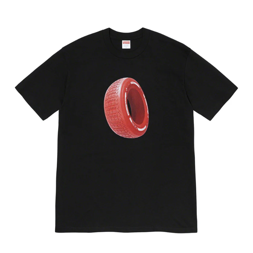 Supreme Tire Tee Black
