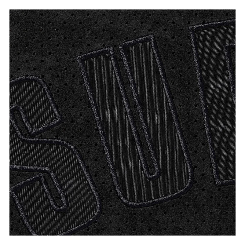 SUPREME ULTRASUEDE MESH BASEBALL JERSEY BLACK - Image 2