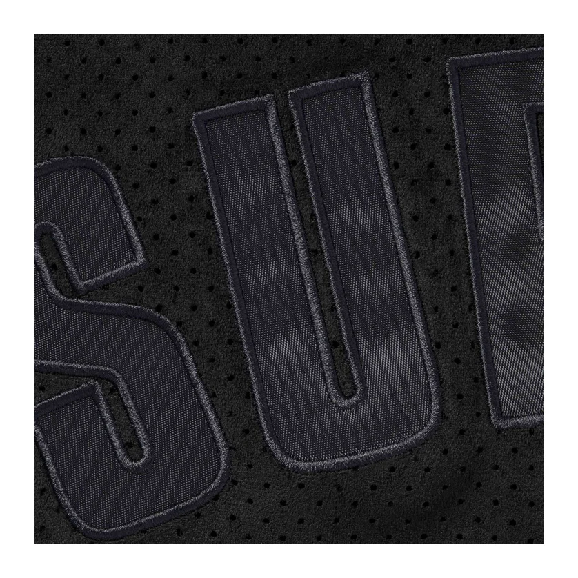 SUPREME ULTRASUEDE MESH SHORT BLACK - Image 3