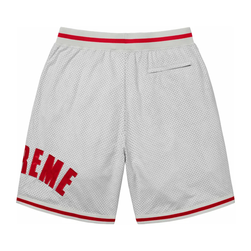 SUPREME ULTRASUEDE MESH SHORT GREY - Image 2