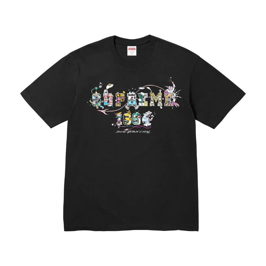 Supreme Varsity Tee Black