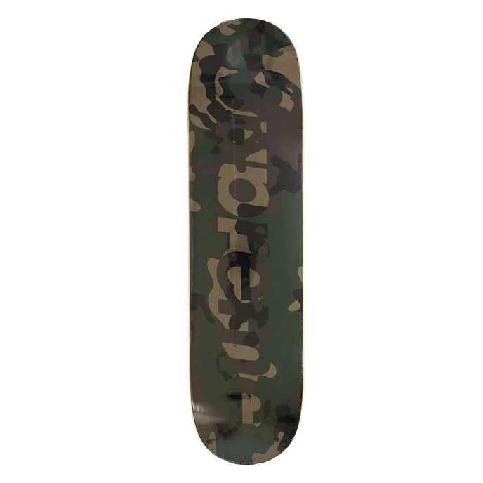 Supreme Camo Logo Skateboard Deck Woodland - Image 2