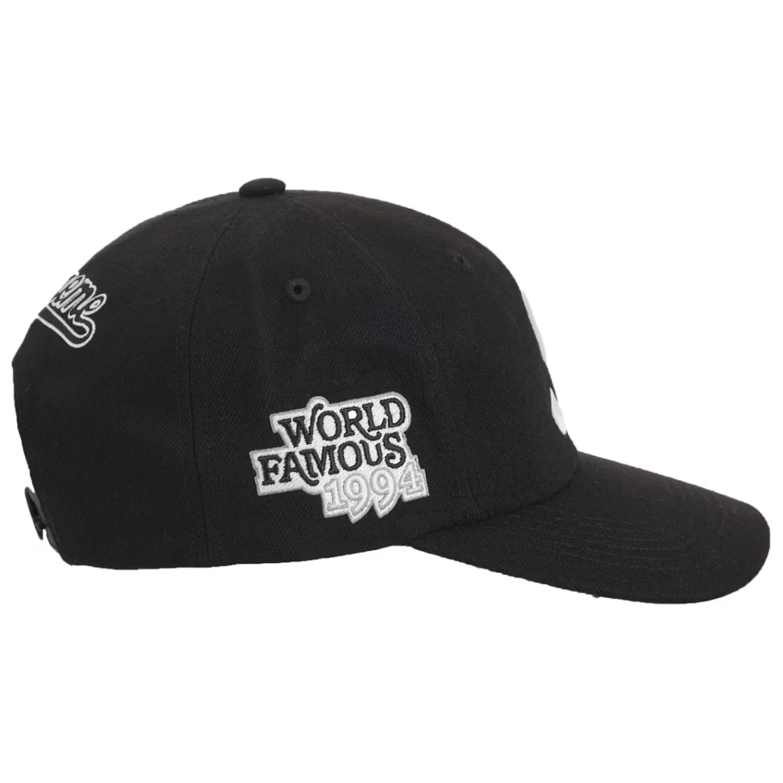 Supreme World Famous S Logo 6-Panel Black - Image 2