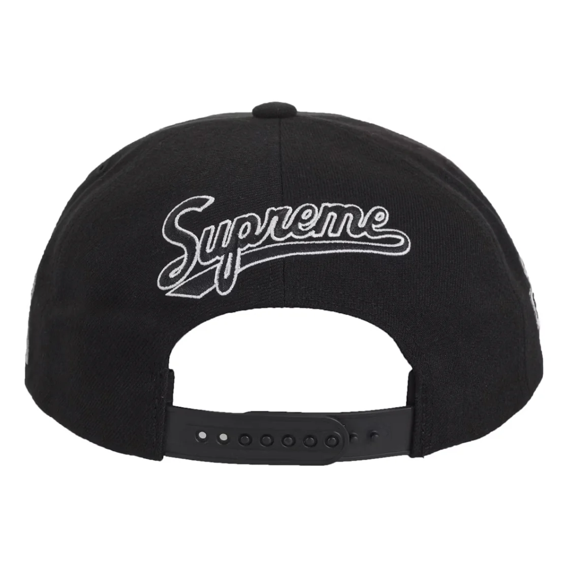 Supreme World Famous S Logo 6-Panel Black - Image 3