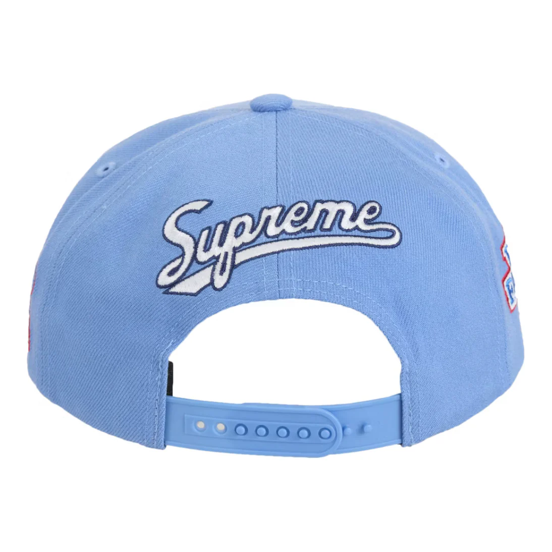 Supreme World Famous S Logo 6-Panel Blue - Image 2