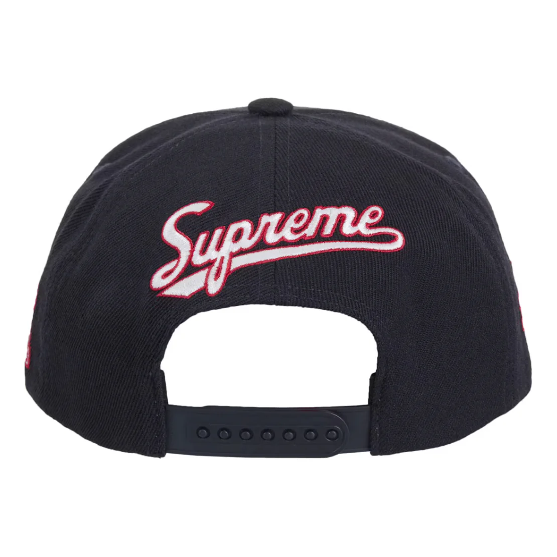 Supreme World Famous S Logo 6-Panel Navy - Image 3