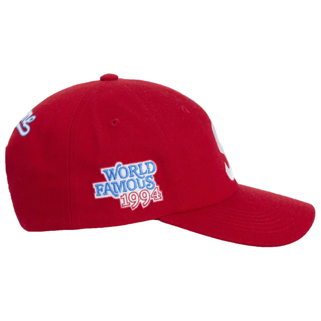 Supreme World Famous S Logo 6-Panel Red - Image 2