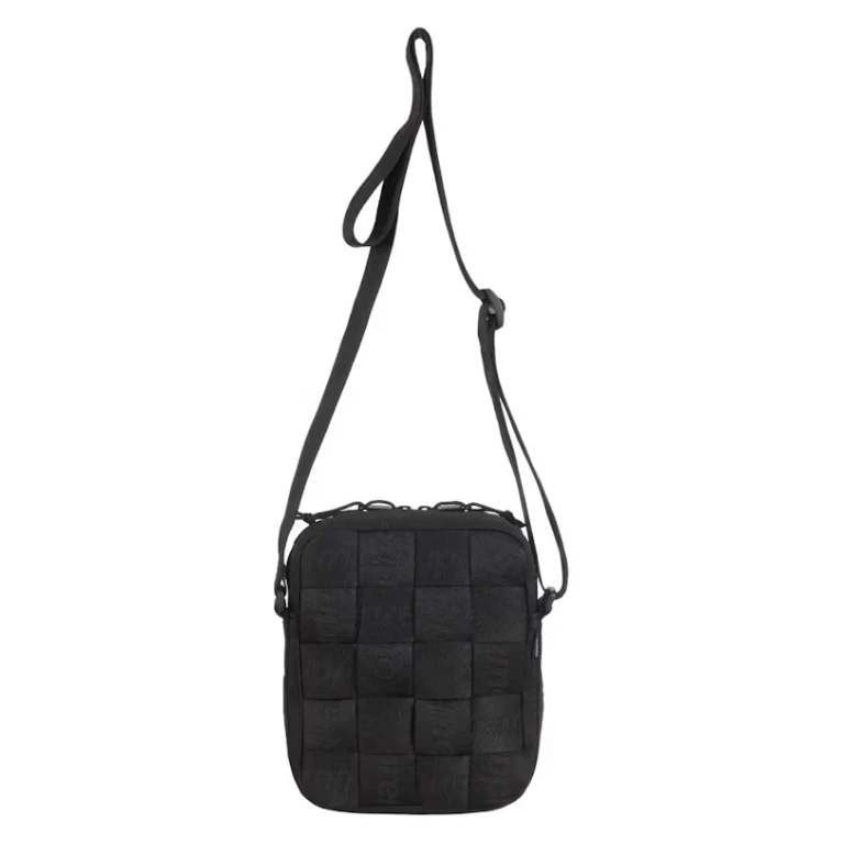 Supreme Woven Shoulder Bag (SS24) Black - Image 3