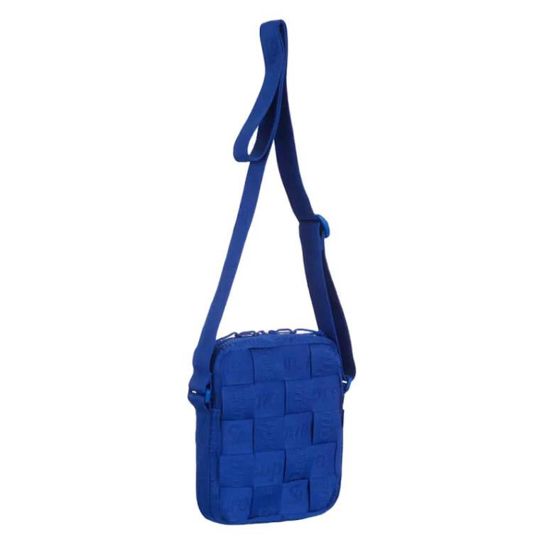 Supreme Woven Shoulder Bag (SS24) Royal - Image 3