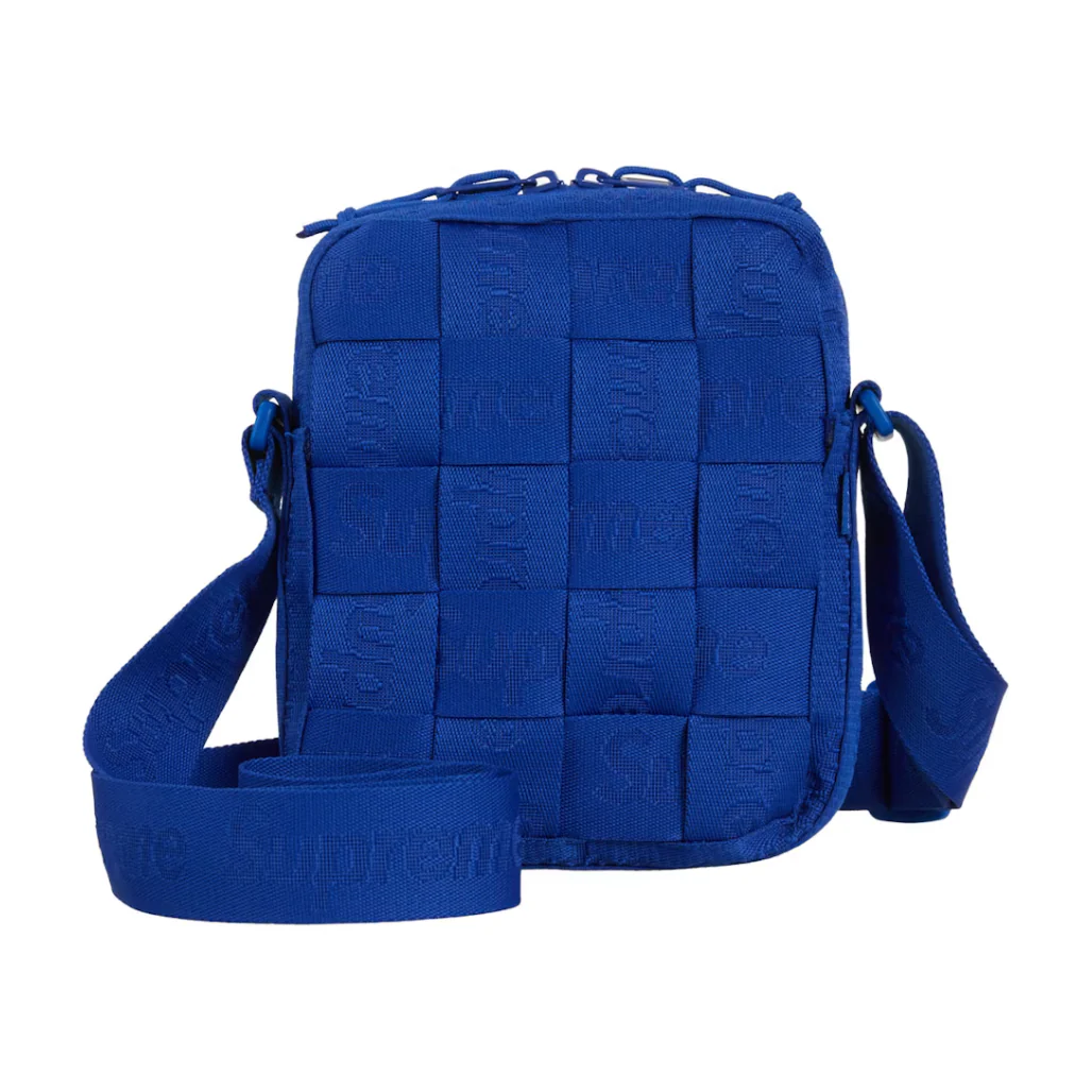 Supreme Woven Shoulder Bag (SS24) Royal - Image 4