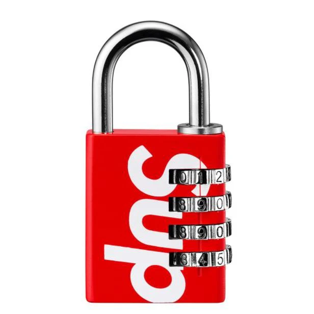 Supreme Masterlock Numeric Lock Red - Image 3