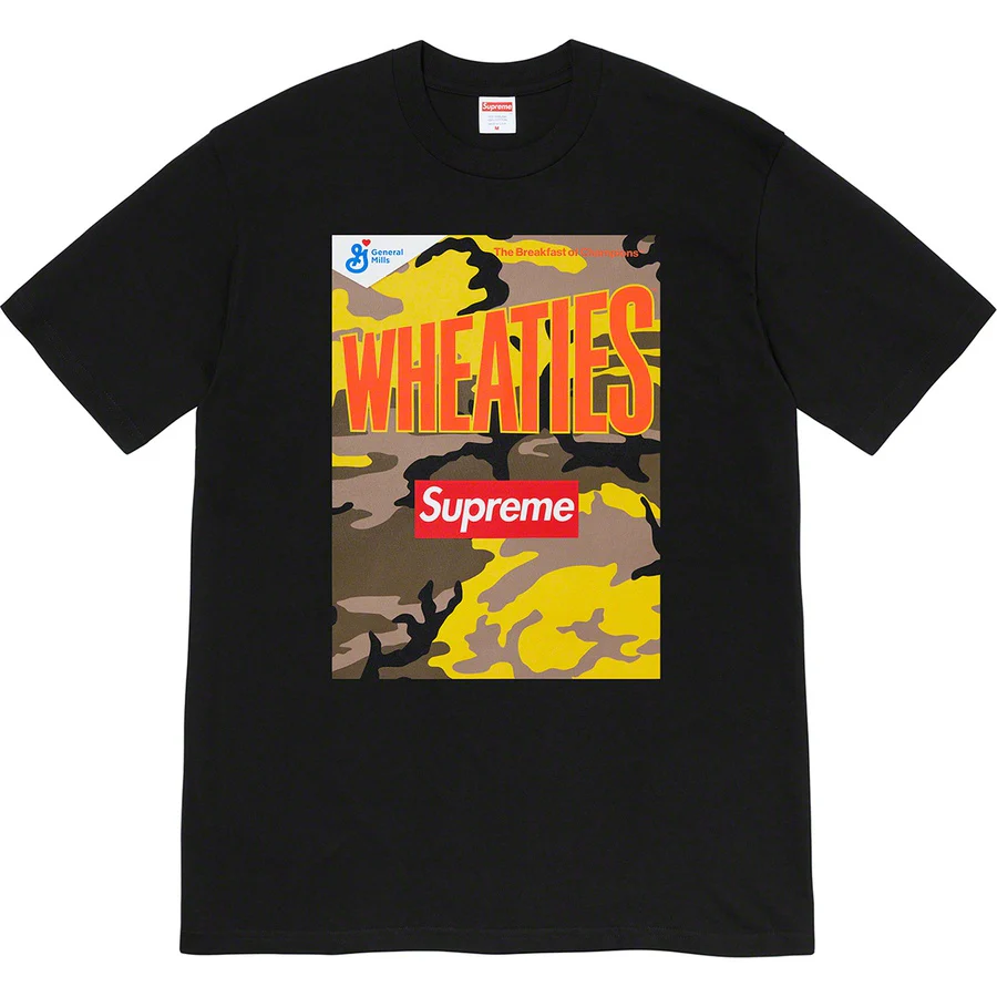 Supreme Wheaties Tee Black - Image 2
