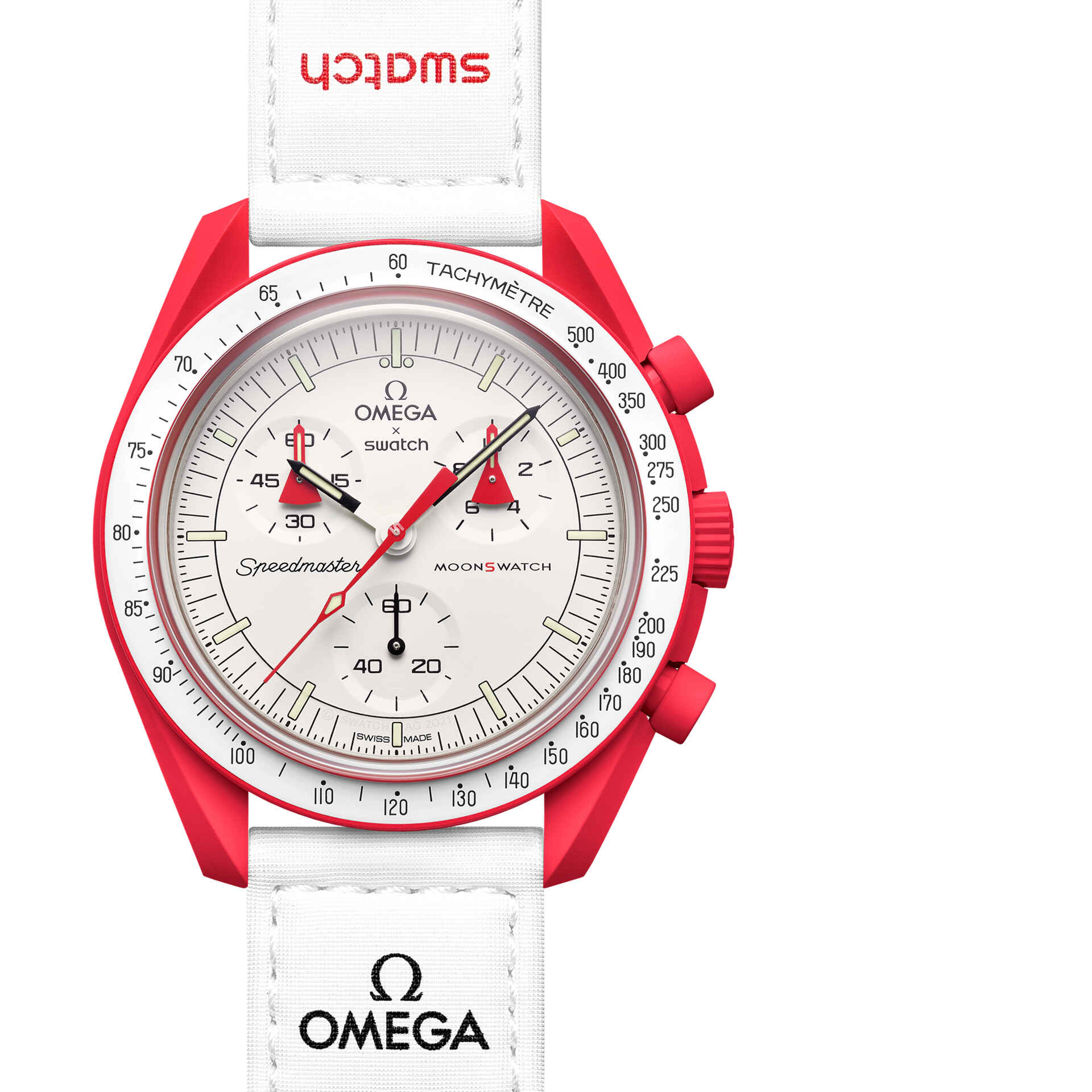 Swatch x Omega Bioceramic Moonswatch Mission to Mars - Image 4