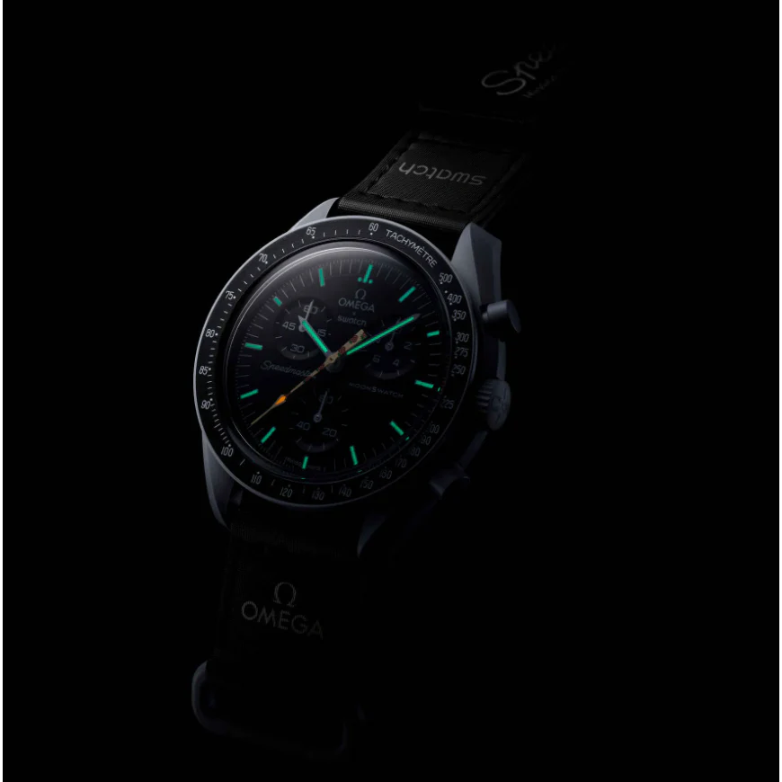 Swatch x Omega Bioceramic Moonswatch Mission To Moonshine Gold Strawberry Dial - Image 4
