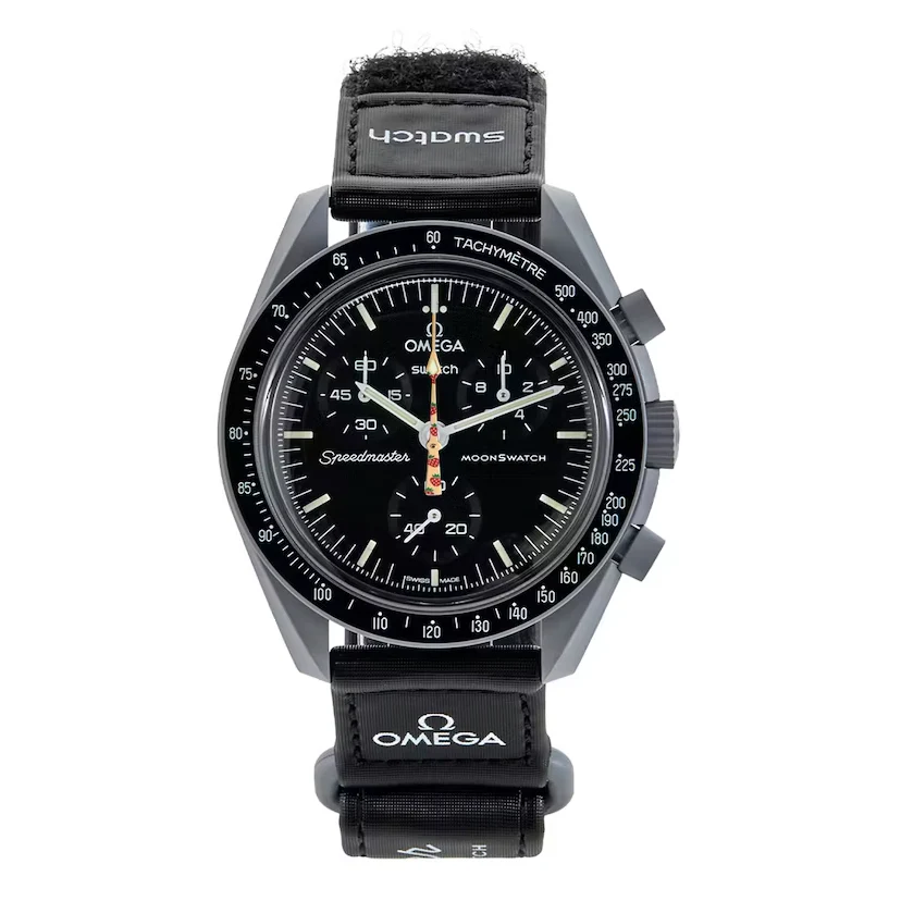 Swatch x Omega Bioceramic Moonswatch Mission To Moonshine Gold Strawberry Dial - Image 7