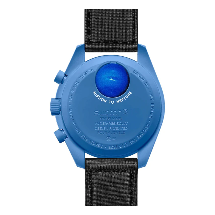 Swatch x Omega Bioceramic Moonswatch Mission to Neptune SO33N100 - Image 2