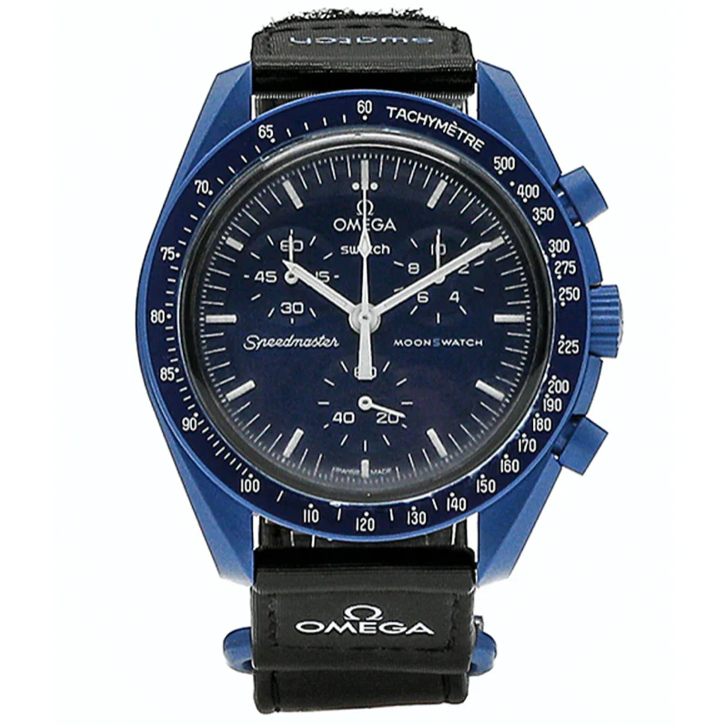 Swatch x Omega Bioceramic Moonswatch Mission to Neptune SO33N100 - Image 3
