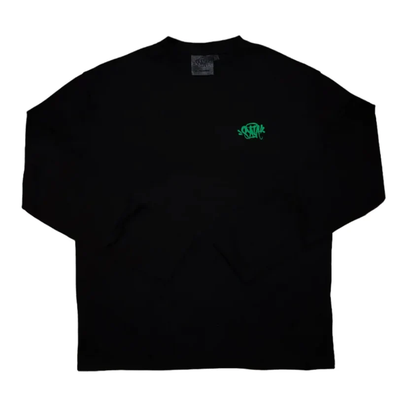 Syna World Synarchy Long Sleeve T-Shirt Black Green