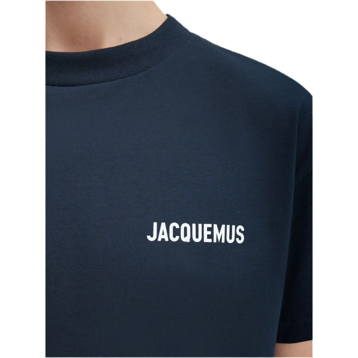 The Jacquemus Logo t-shirt Dark Navy - Image 2